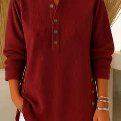 Claudia | Longline Ribbed Tunic Tops