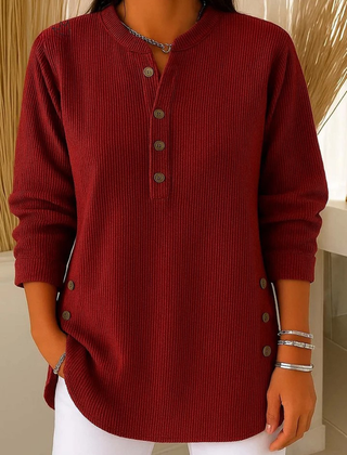 Claudia | Longline Ribbed Tunic Tops