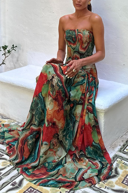 Sienna | Vestido Longo Ombre Tomara que Caia