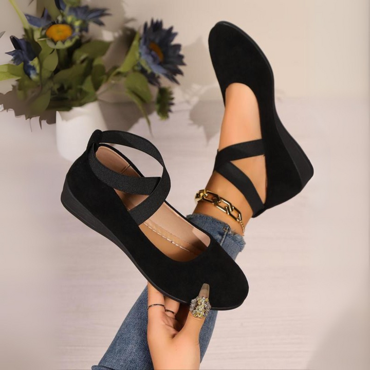 ANGEL - Tênis Slip-On Confortável com Plataforma Fechada