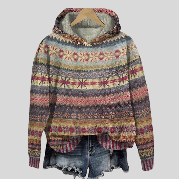 Jaida | Ethnic Retro Hoodie