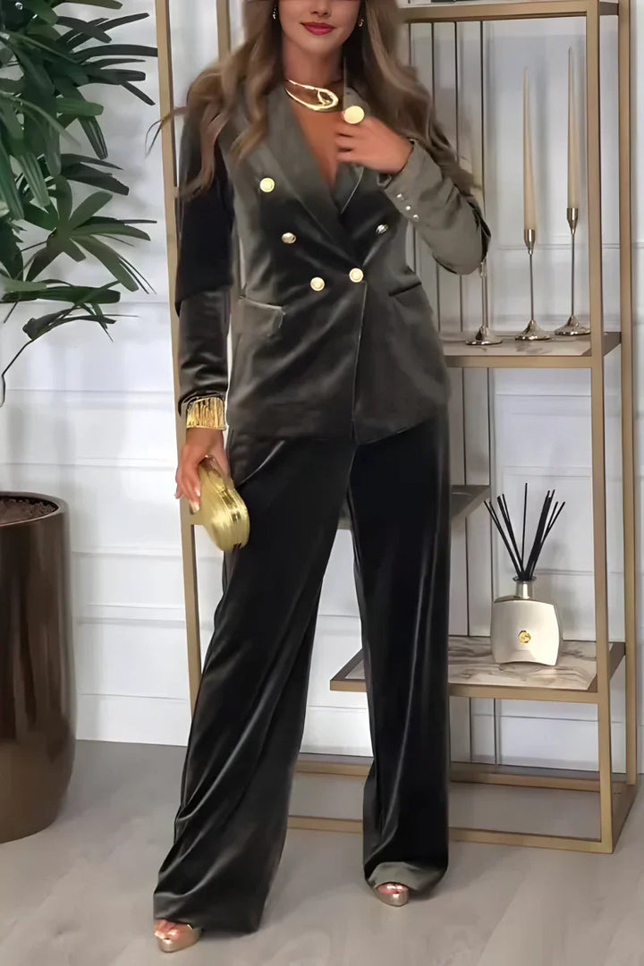 Peyton | Chic Velvet Two-Piece Set