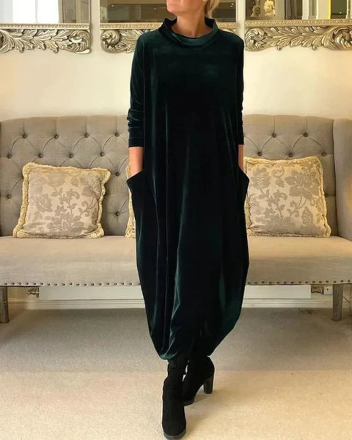 Eloura | Relaxed Draped Winter Maxi Dress
