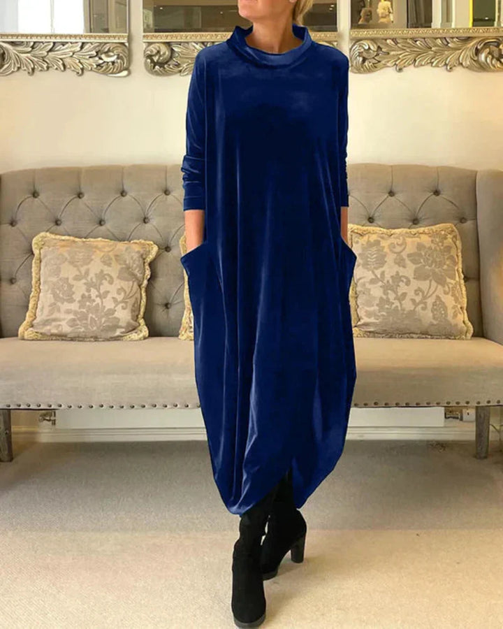 Eloura | Relaxed Draped Winter Maxi Dress