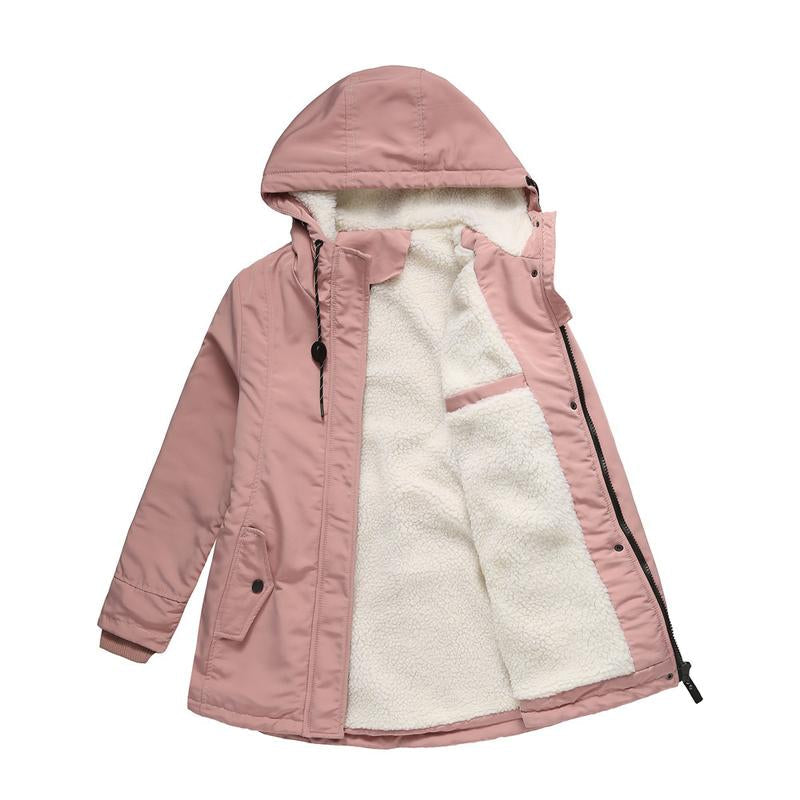 Helen | Women's Hooded Quilted Winter Coat, Lightweight Warm Outerwear