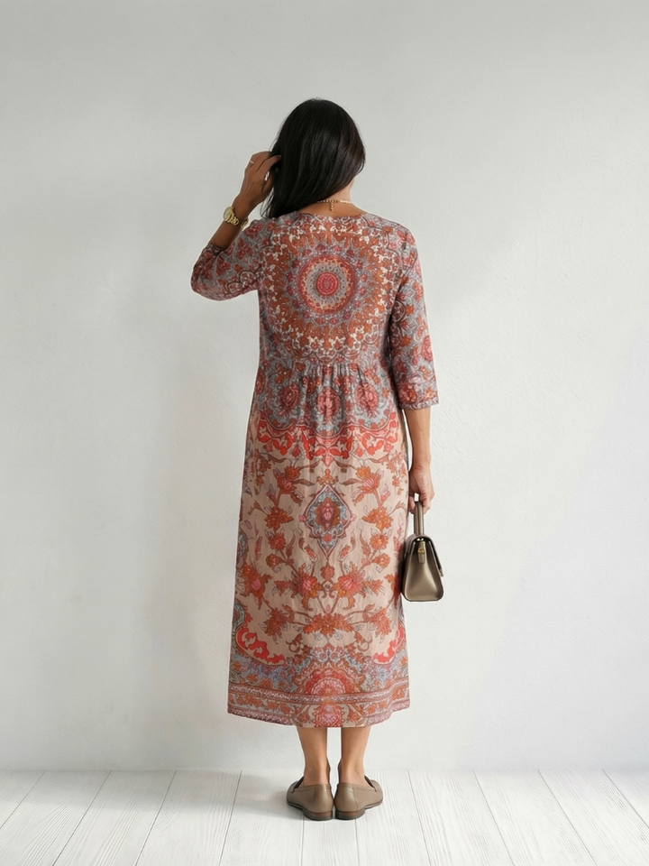 Logan | Vestido Midi com Ajuste Equilibrado