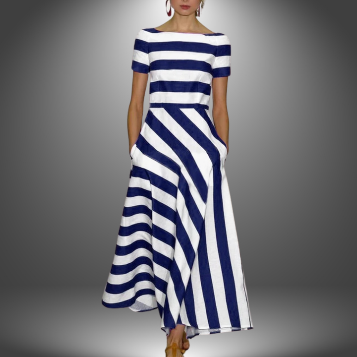 Delora | Light & Fluid Stripe Dress