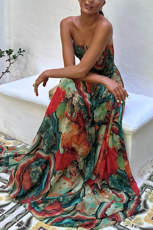 Sienna | Vestido Longo Ombre Tomara que Caia