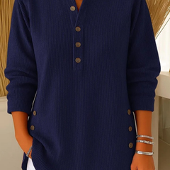 Claudia | Longline Ribbed Tunic Tops