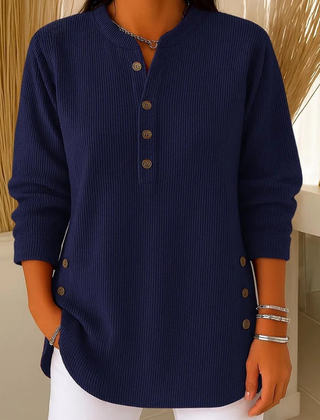 Claudia | Longline Ribbed Tunic Tops