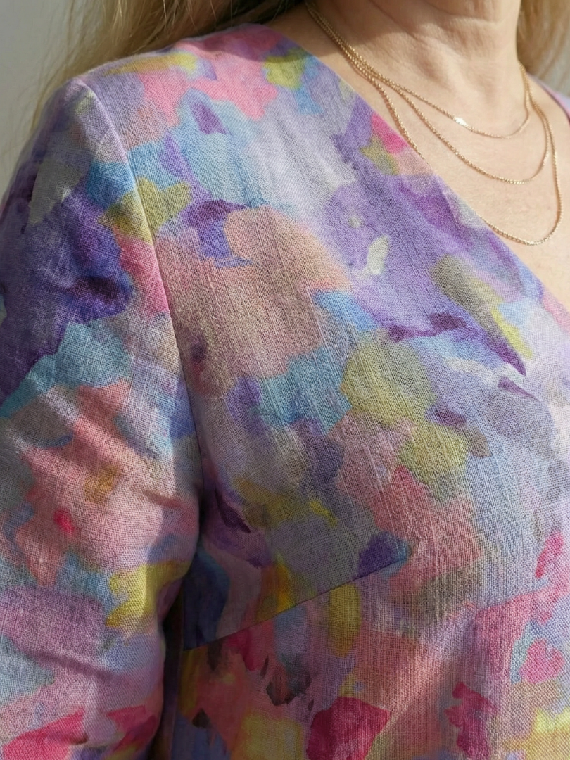 Benson | Vestido Midi Floral Abstrato