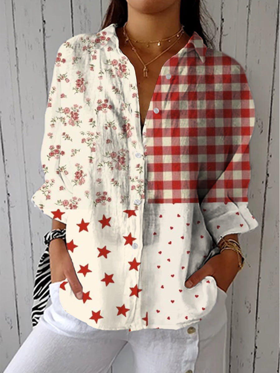 Elise | Blusa Patchwork Campestre