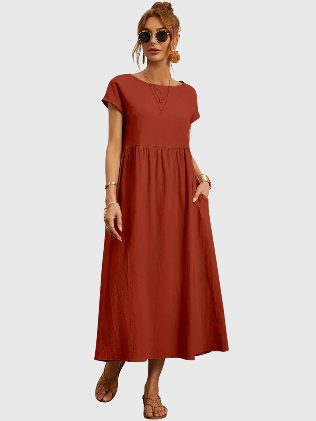 Giselle™ - Vestido Casual con Bolsillo