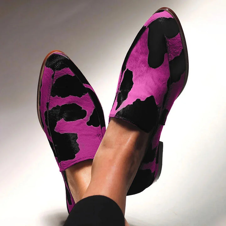 MOCASSINS COM ESTAMPA ANIMAL IMPACTANTE