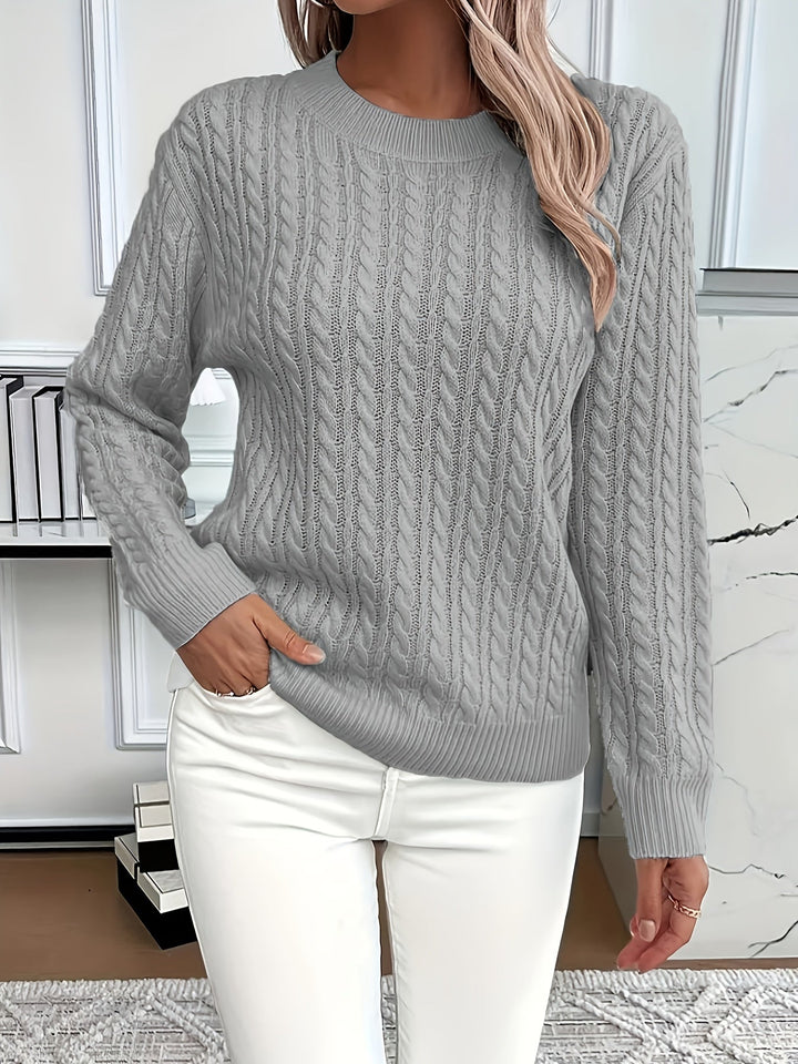 Sophia | Classic Cable Knit Jumper
