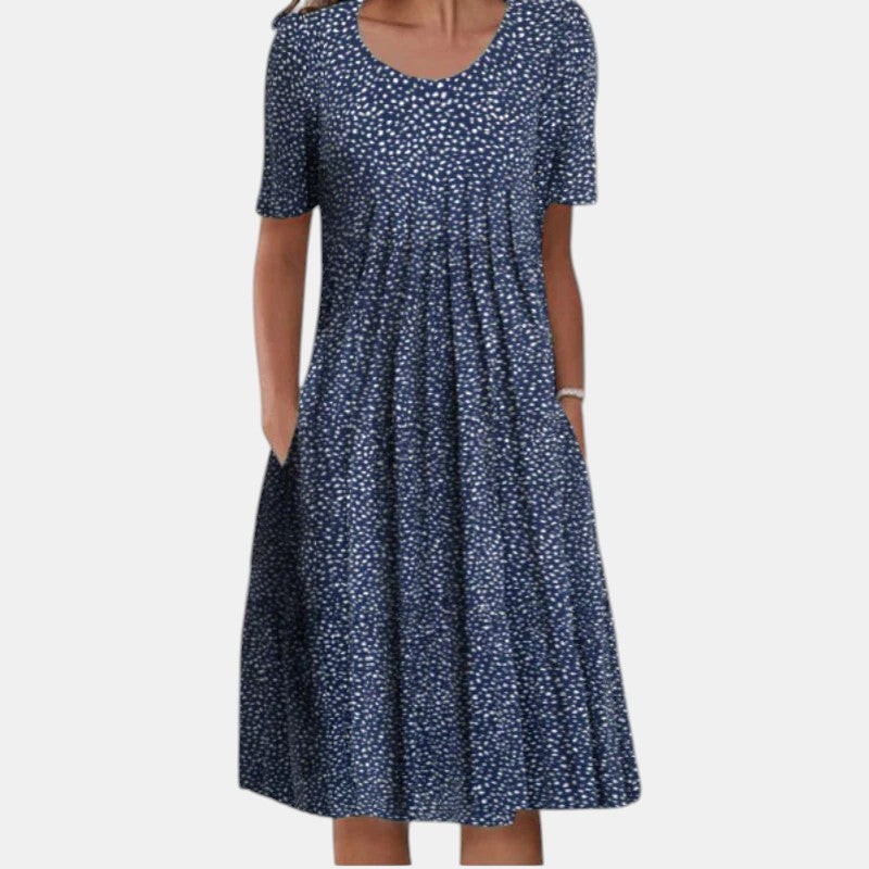 Angela | Vestido de Algodão com Cobertura para a Barriga