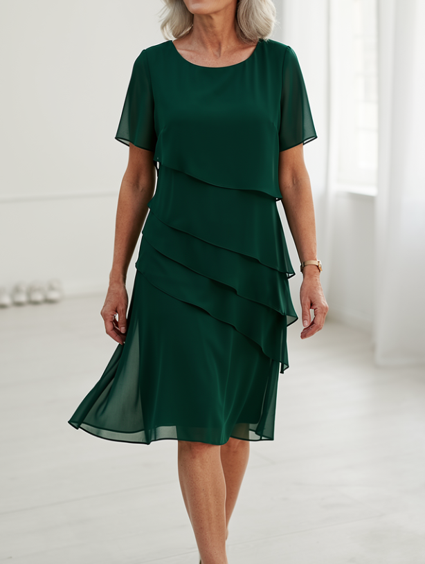 Everly | Vestido em Camadas Elegante