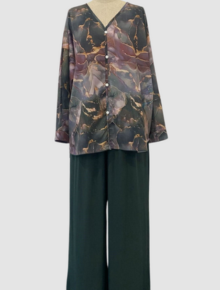 Aurora | Women's Floral Print Two-Piece Set, Casual Co-Ord Outfit for Everyday