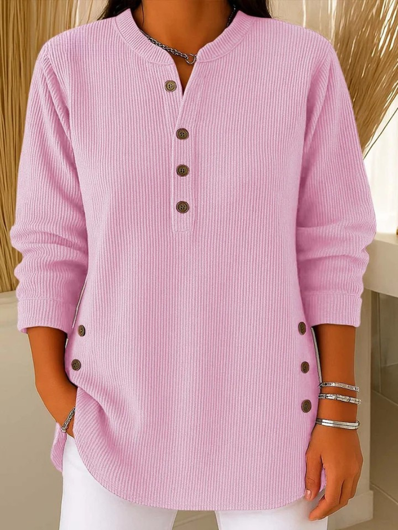 Claudia | Longline Ribbed Tunic Tops