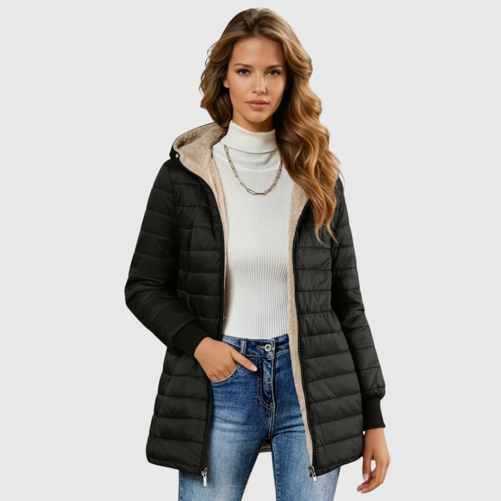 Caro | Casaco de Inverno Forrado com Sherpa