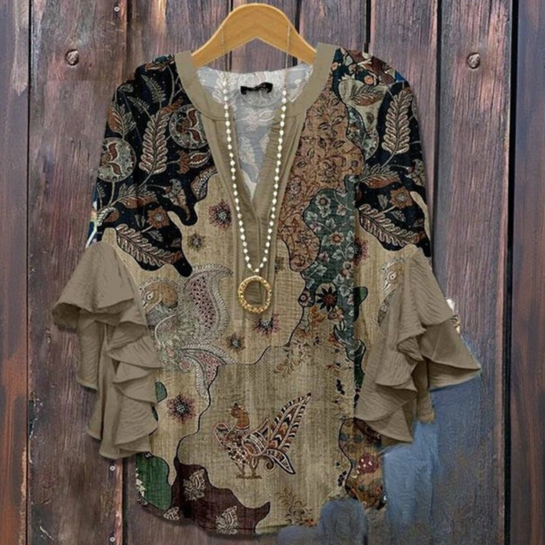 Phoenix | Blusa Elegante com Estampas