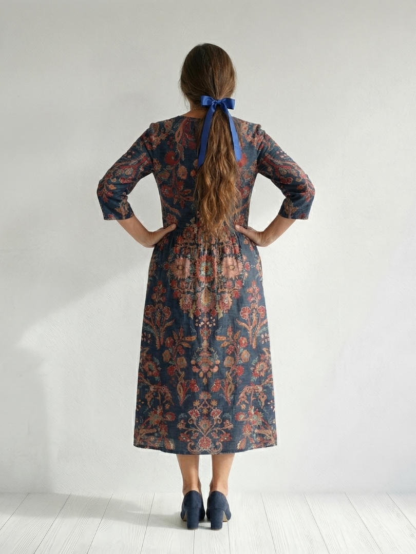 Ivy | Vestido Midi com Forma Suave