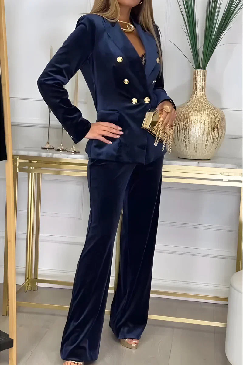 Peyton | Chic Velvet Two-Piece Set