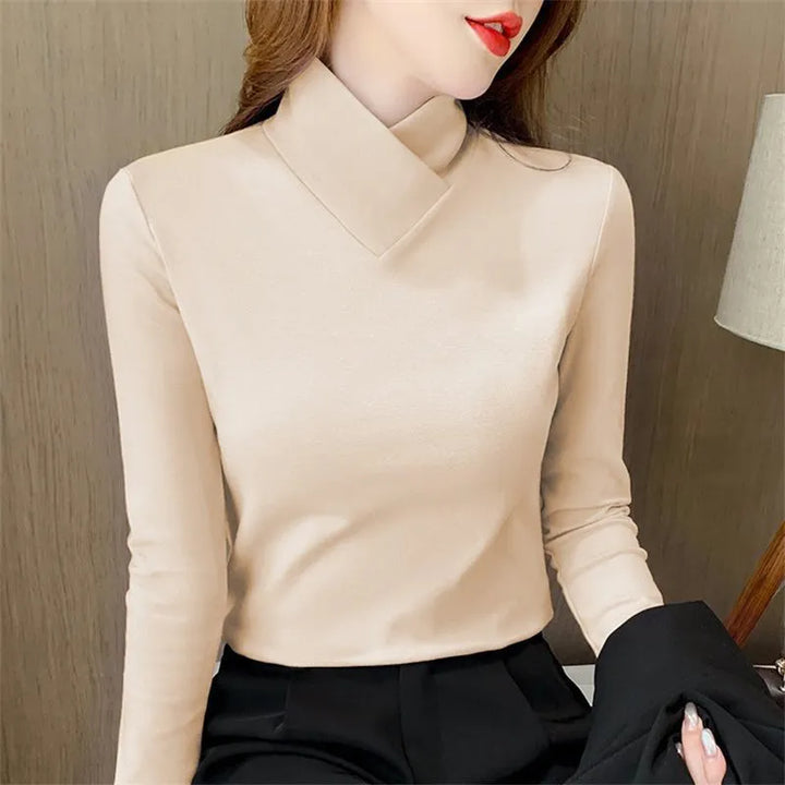 Avery | Camiseta chique de gola alta