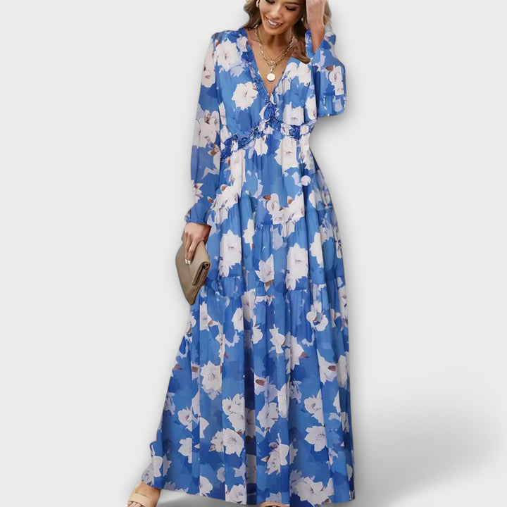 Helen | Vestido Elegante com Flores