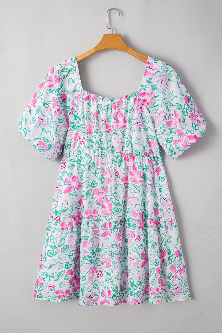 Luna | Vestido Mini Florido