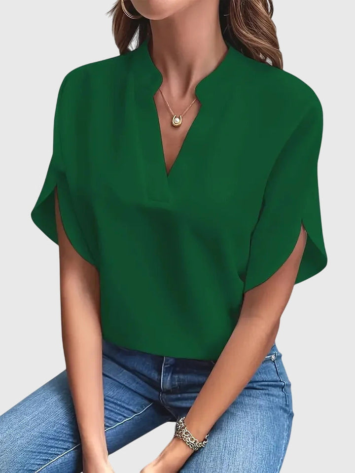 Beatrix | Camisa Suave e Elegante com Decote V