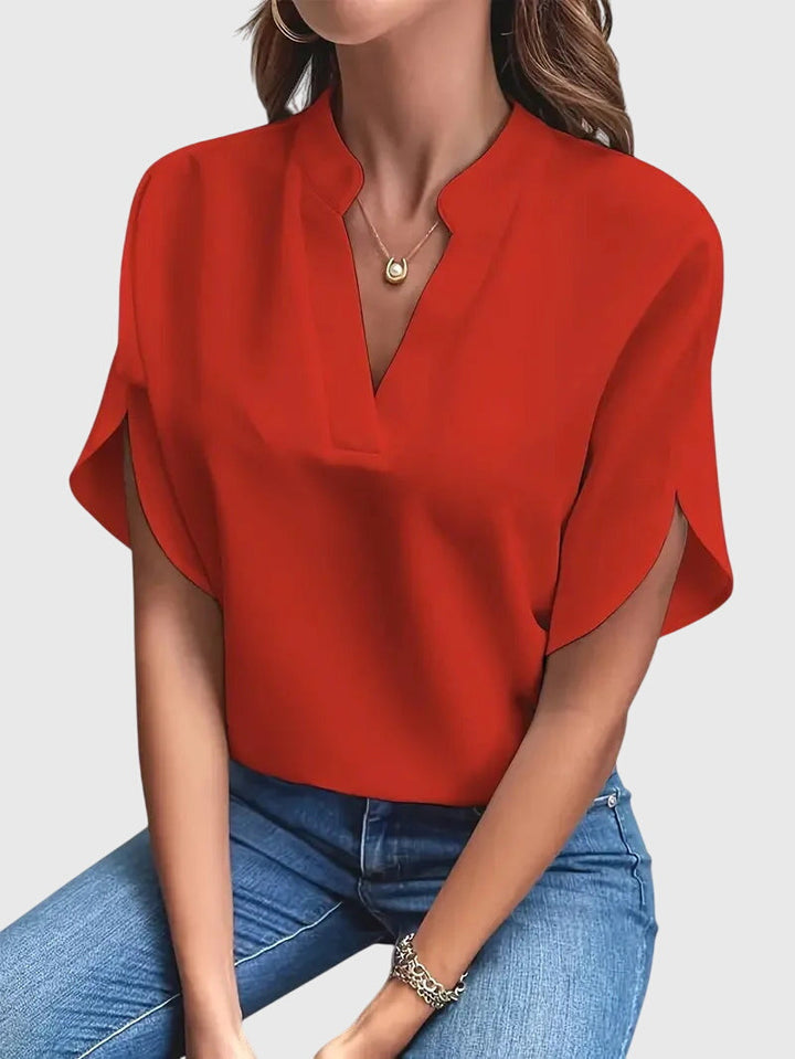 Beatrix | Camisa Suave e Elegante com Decote V