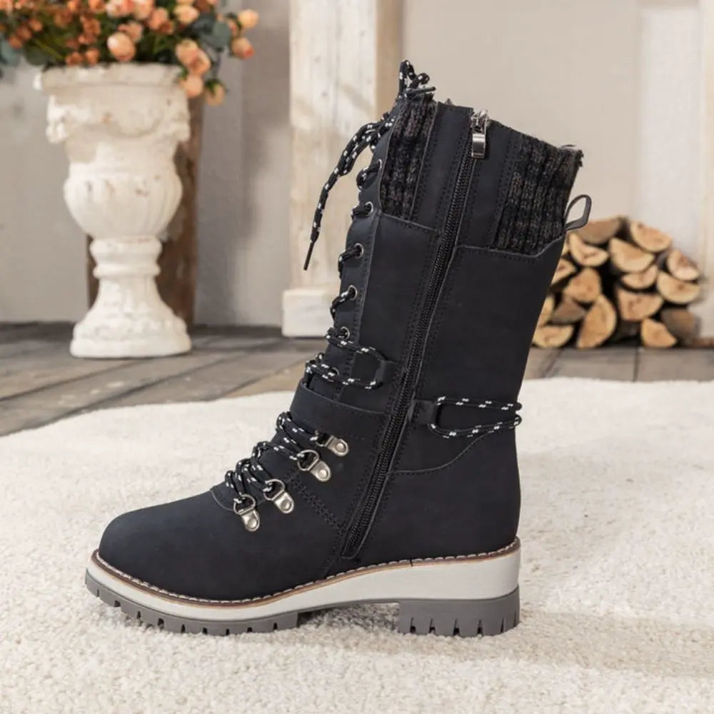 Kate | Women's Knee-High Waterproof Winter Boots, Insulated Anti-Slip Snow Boots