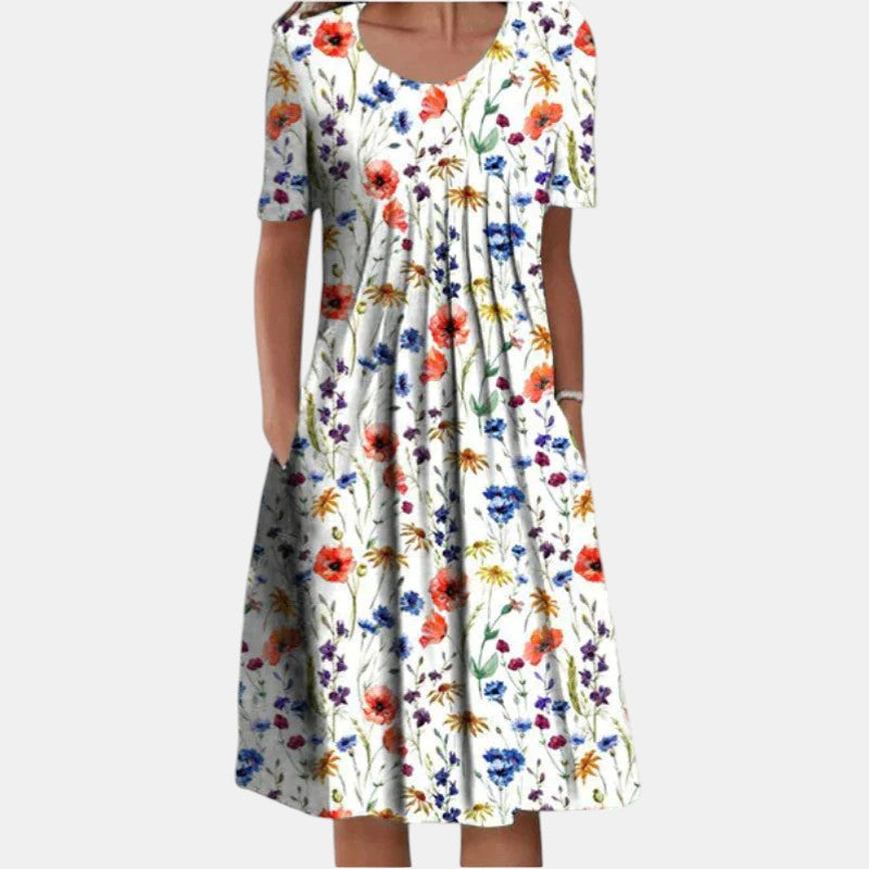Linda | Vestido de Algodão com Cobertura para a Barriga