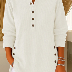 Claudia | Longline Ribbed Tunic Tops