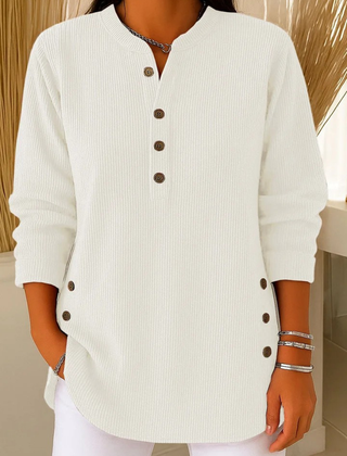 Claudia | Longline Ribbed Tunic Tops