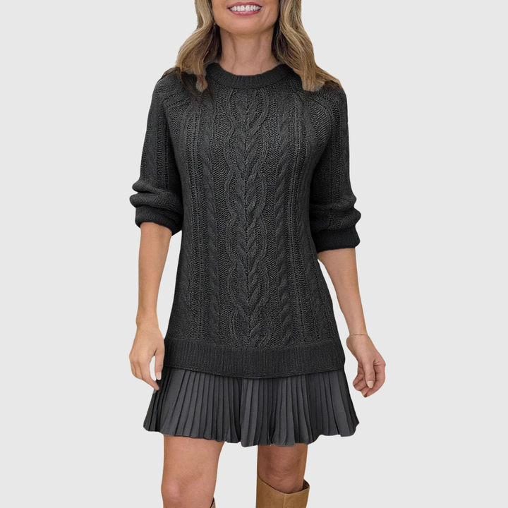 Eira | Vestido Clássico de Suéter