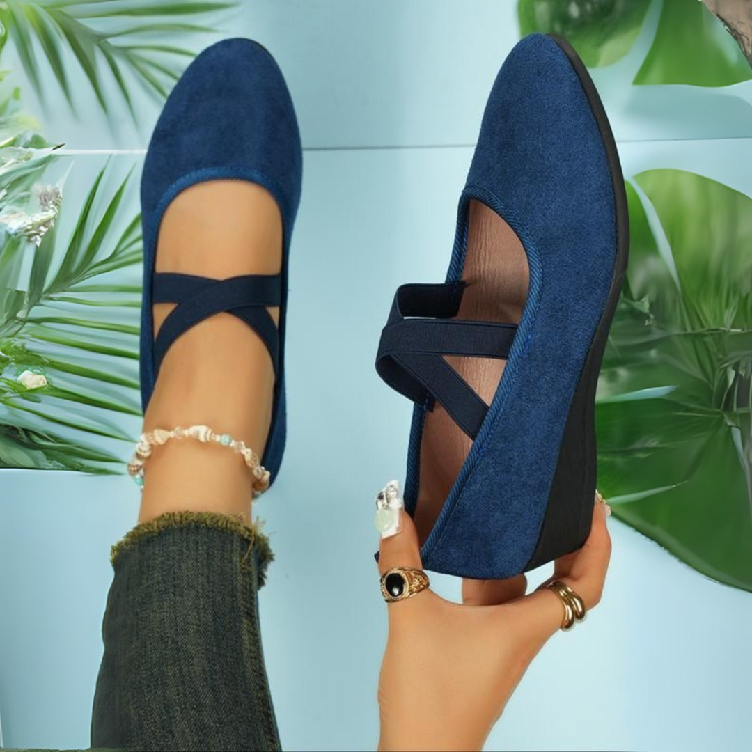 ANGEL - Tênis Slip-On Confortável com Plataforma Fechada