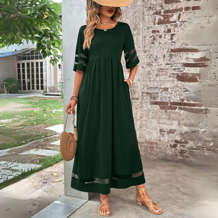 Aubrey – Vestido Midi Modelador que Valoriza a Barriga