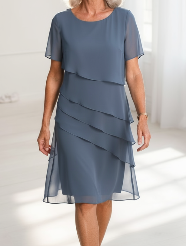 Everly | Vestido em Camadas Elegante