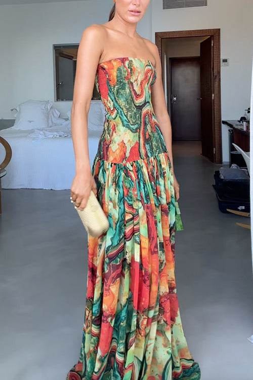 Sienna | Vestido Longo Ombre Tomara que Caia