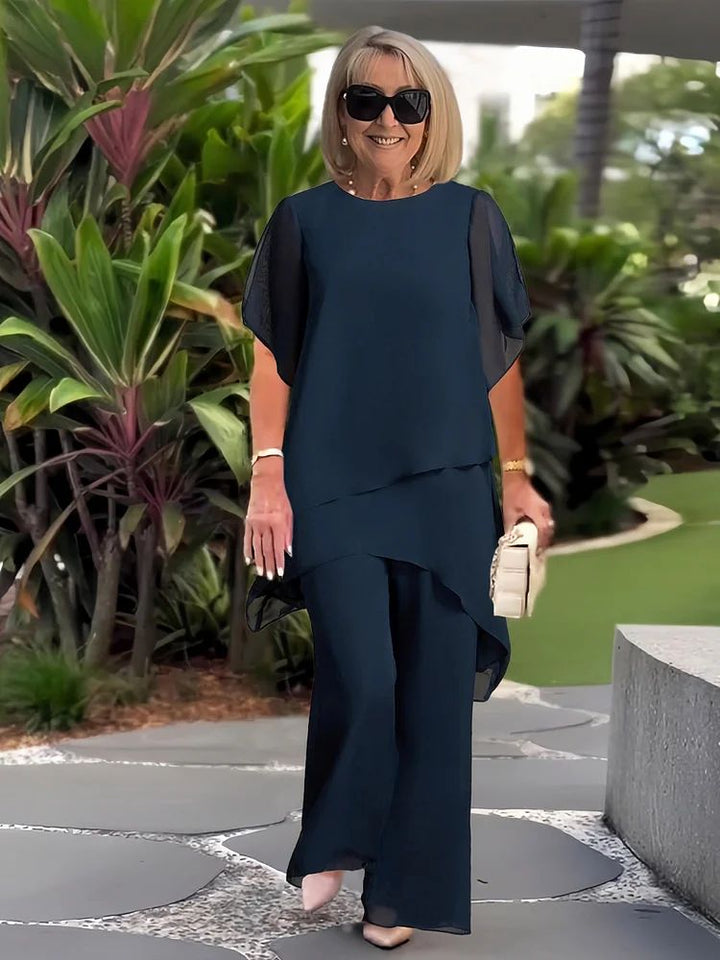 Ellie | Conjunto Feminino de Verão com Calça e Top