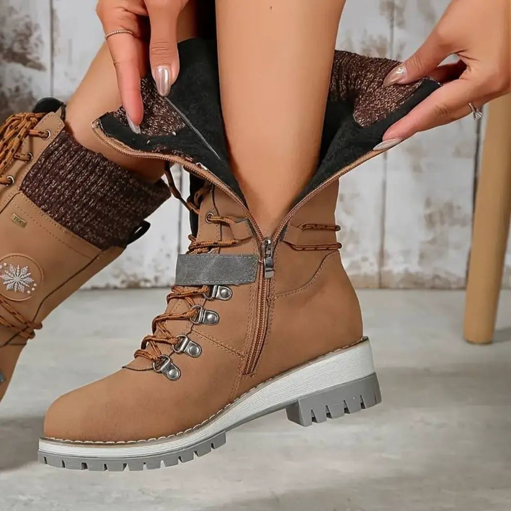 Kate | Women's Knee-High Waterproof Winter Boots, Insulated Anti-Slip Snow Boots
