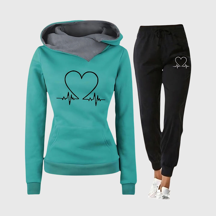 Aria | Heartbeat Hoodie & Jogger Set