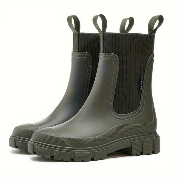 Irina – Botas de Borracha na Moda para Dias Chuvosos Estilosos