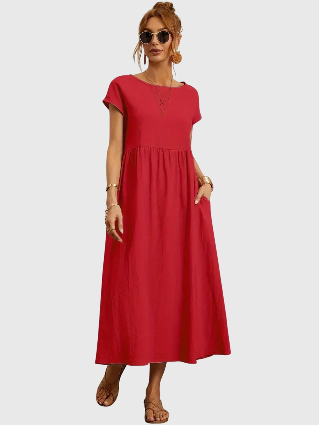 Giselle™ - Vestido Casual con Bolsillo