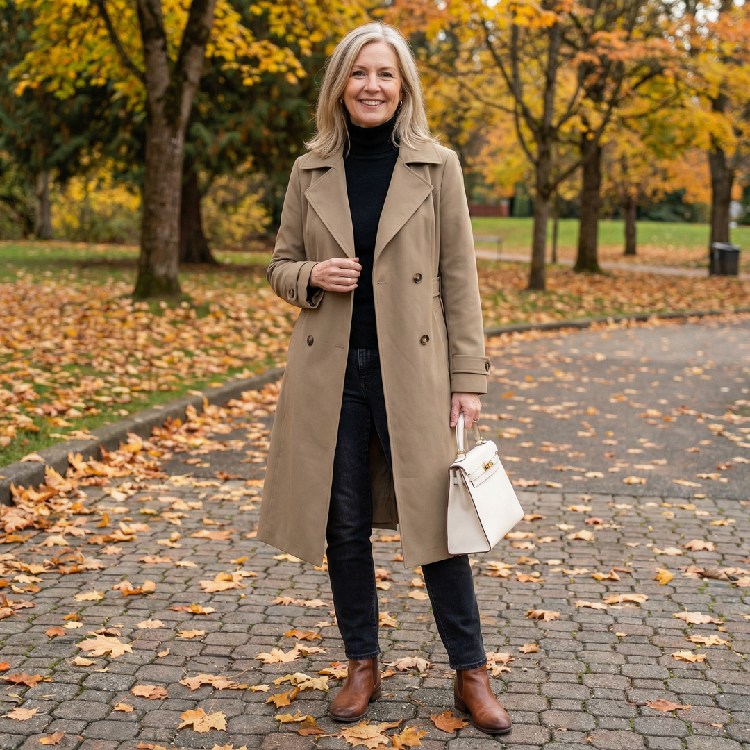 Olivia | Wool Trench Coat