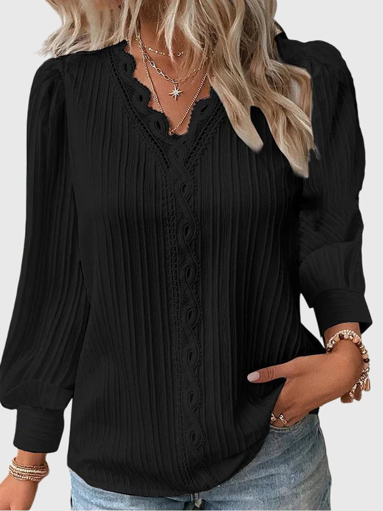 Andrea | Blusa elegante de malha