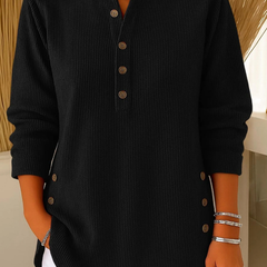 Claudia | Longline Ribbed Tunic Tops
