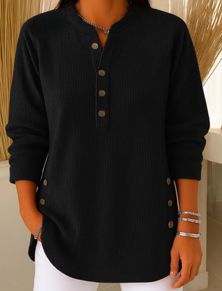 Claudia | Longline Ribbed Tunic Tops